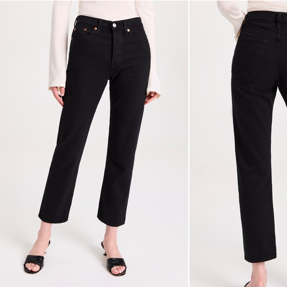 Levi’s Wedgie Straight in Black